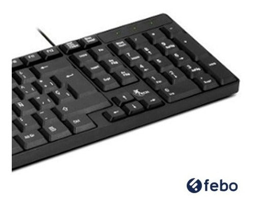 Teclado Usb Multimedia Xtech Xtk-160s Notebook Pc Febo 1