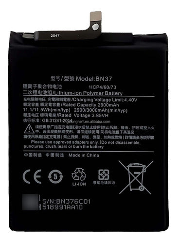 Xiaomi BN37 Battery for Redmi 6 6A with 100% Warranty 0