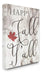 Stupell Industries Happy Fall Y'all Typography Sign Canvas W 0