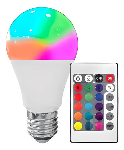 Lampara Led Rgb Con Control 0