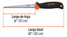 Sierra Poda Corte Ramas Profesional Triple Filo 6'' Truper 3