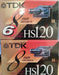 Tdk 8mm Video Cassette Hs 1206pack 0