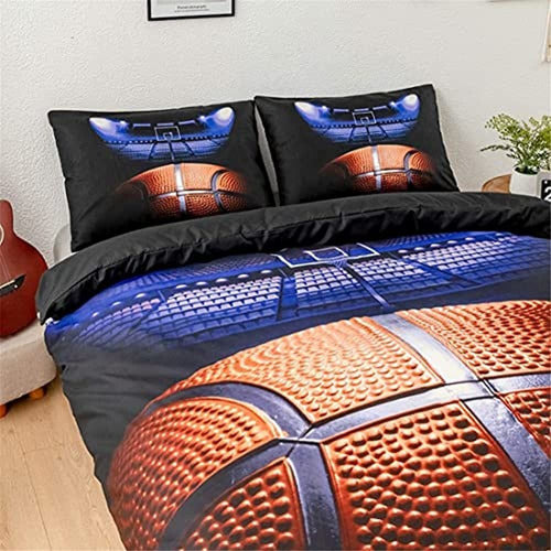 Homebed 3D Sports Basketball Bed Linen Set for Kids 1