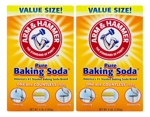 Arm & Hammer Pure Baking Soda Cleaning Large Kit x2 3c 0