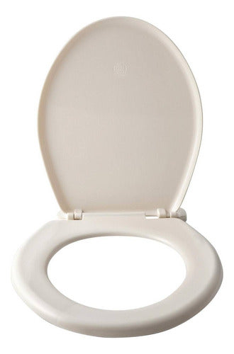 Universal PVC Toilet Seat with Reinforced Lid Super Merlo 1