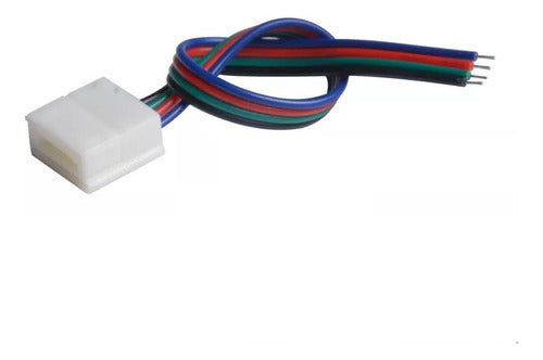 Connector for 5050 RGB LED Strip with Simple Cable by Macroled - Pack of 5 3