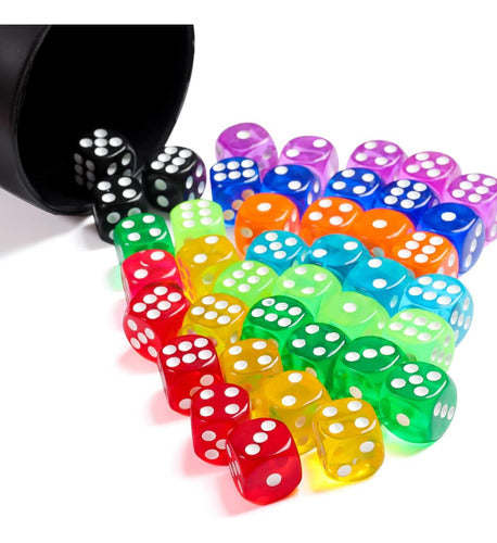 Dados De Colores Para Juegos Y Educación, 14mm, Pack De 50 P 4