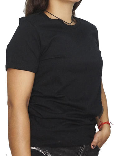 Mega Sports Women's Basic Round Neck T-Shirt - Black 5