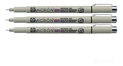 Sakura Pigma Micron - Pigment Fineliners - 0.05 Mm - 1