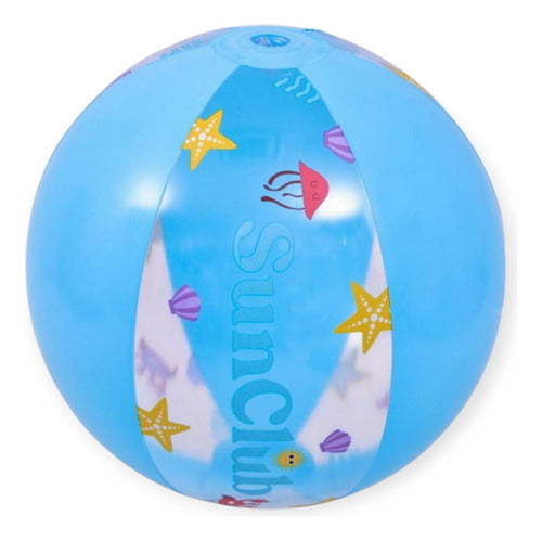 Divinas Reylav Inflatable Ball 40cm Ideal for Pool or Beach with Designs 0