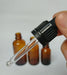 Amber Glass Eye Drops Bottle with Glass Dropper Pipette 50mL x 20 Units 2