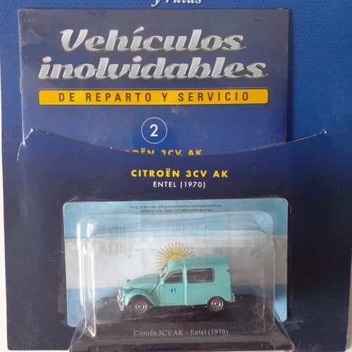 Magazine + Unforgettable Citroen 3CV Delivery and Service Car Model 2