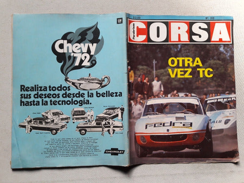 Revista Corsa Nº 310 Marzo 1972 Tc En Mendoza - March 721 X 0