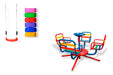 Hanging Ribbon Board Swing + Reinforced Children's Carousel 0