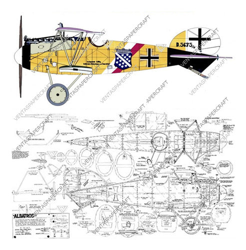 PLANOS RC Albatros Dv-Dva PDF 0