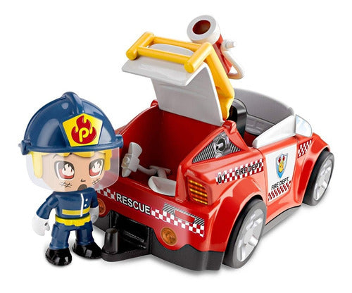 Pinypon Action Firefighter Car Launcher Tictoys 14610 5