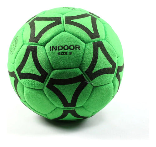 Uber Soccer Felt Indoor Soccer Ball Size 3 - Neon Green 1