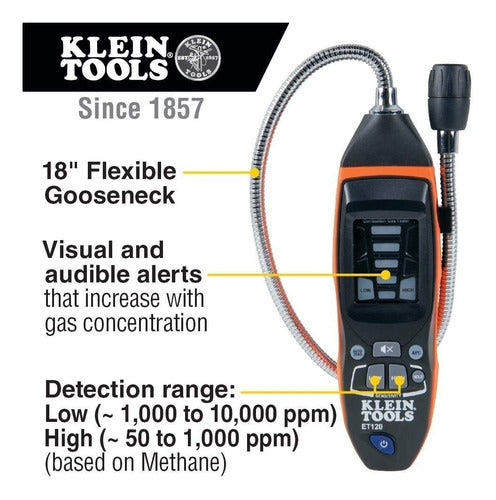 Klein Tools Et120 Detector De Fugas De Gas 1