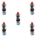 Pack of 5 Butane Gas Cartridges 227g for Torches 0