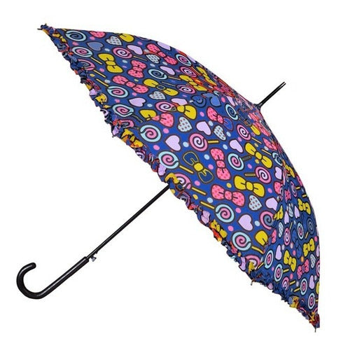 Amayra Long Automatic Curved Umbrella - La Valija 0