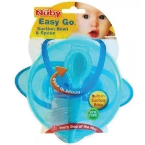 Nuby Bowl with Lid, Spoon, and Suction Base 4