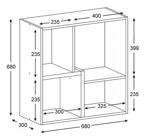 Artis Mueble Organizador, Placard Con Estantes, Baño, Dormitorio 4