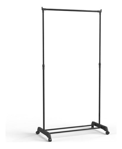 Just Home Collection Extendable Coat Rack with Wheels 0