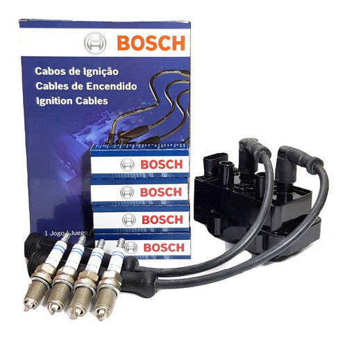 Cables and Spark Plugs Renault Logan Sandero 1.6 8v K7M+ Coil 0