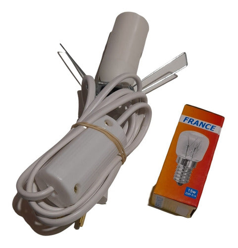 Cable with Salt Lamp Spotlight Bulb ANAANDI 0