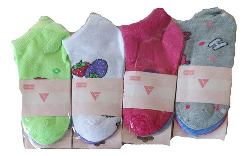 Linda Mia 12 Sets of Girls' Cotton Underwear + 12 Pairs of Socks 6