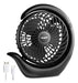 Viniper 180 USB Wireless Rechargeable Table Fan with 3 Speed Settings 1