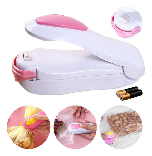 Mini Plastic Bag Sealer Battery Operated Bag Sealer 2