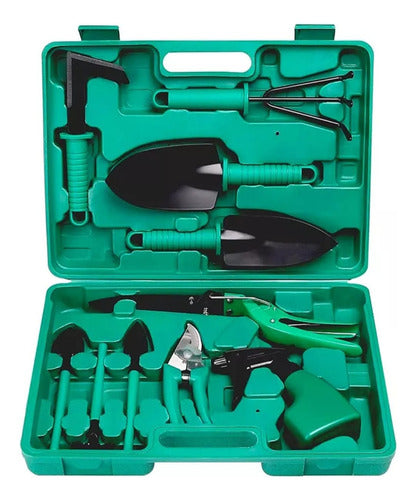 Vabenne Gardening Kit - 10 Piece Garden Tools Set with Organizer Bag 0