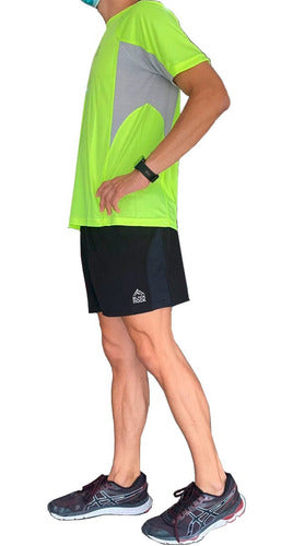 Black Rock Short Bermuda Hombre Deportivo Black Rock Running Training 2