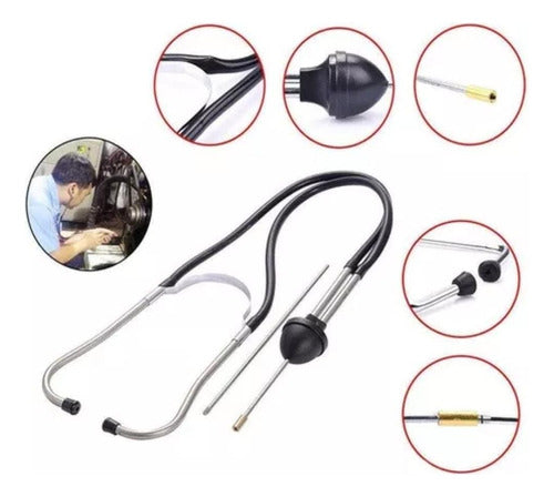 Illuminator Auto Workshop Tools Engine Stethoscope 0