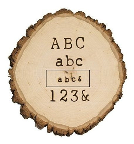 Walnut Hollow Mini Lowercase Alphabet Set for Branding and Personalization of Wood, Leather 2