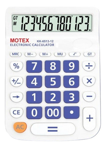 Motex Desktop Calculator 12 Digits Model 6513 0