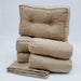 Complete Chenille Tear-Resistant Daybed Kit, 3 Cushions, 2 Caramel Rolls, and Cover 27