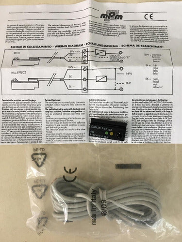 MPM Sensor De Efecto Hall DSM3N 0