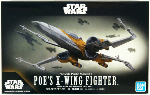 Bandai Model Star Wars Poe's X-Wing Fighter 1/72 Scale 1