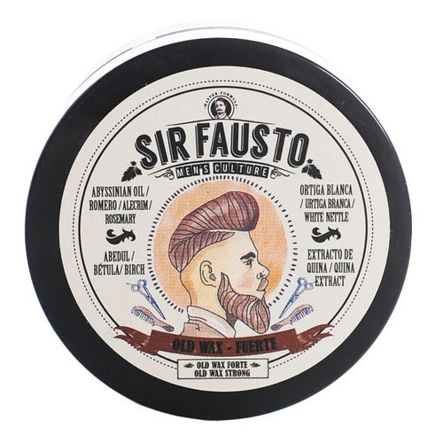 Sir Fausto Men's Old Wax Strong Hold Hair Wax 200ml 1