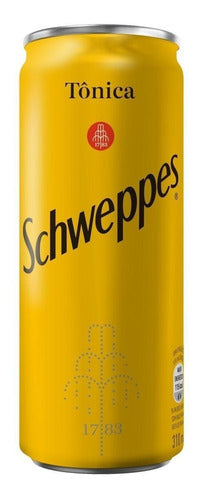 Schweppes Original Soda Water Tonic Can - 310ml Pack of 6 1