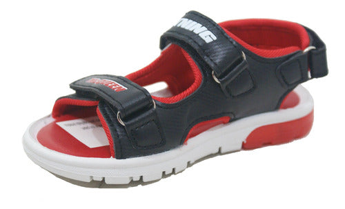 Footy Lightyear Mcqueen Black Sandal with Light 3