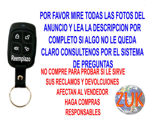 Remote Control Alarm for PST Pxn32 Px40 Px42 Px44 Zuk 1