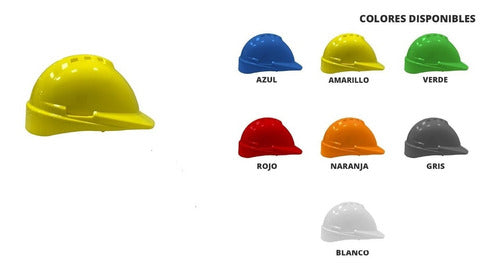 Casco Seguridad Obras Construccion Iram 3620 Milenium Libus 1