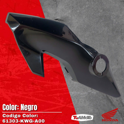 Left Front Black Headlight Cowl Honda New Titan Original 6