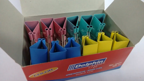 Dolphin Binder Clip 51 Mm Color X 12 Units 2