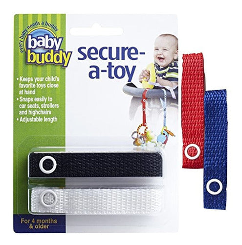 Baby Buddy 4 Piezas Seguro-un-juguete, Real / Rojo / Blanco 0