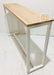 Cuarto G Muebles Industrial Style White Reception Table 80x30x77 1