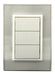 Jeluz Crystal Complete Blind Light Switch 0